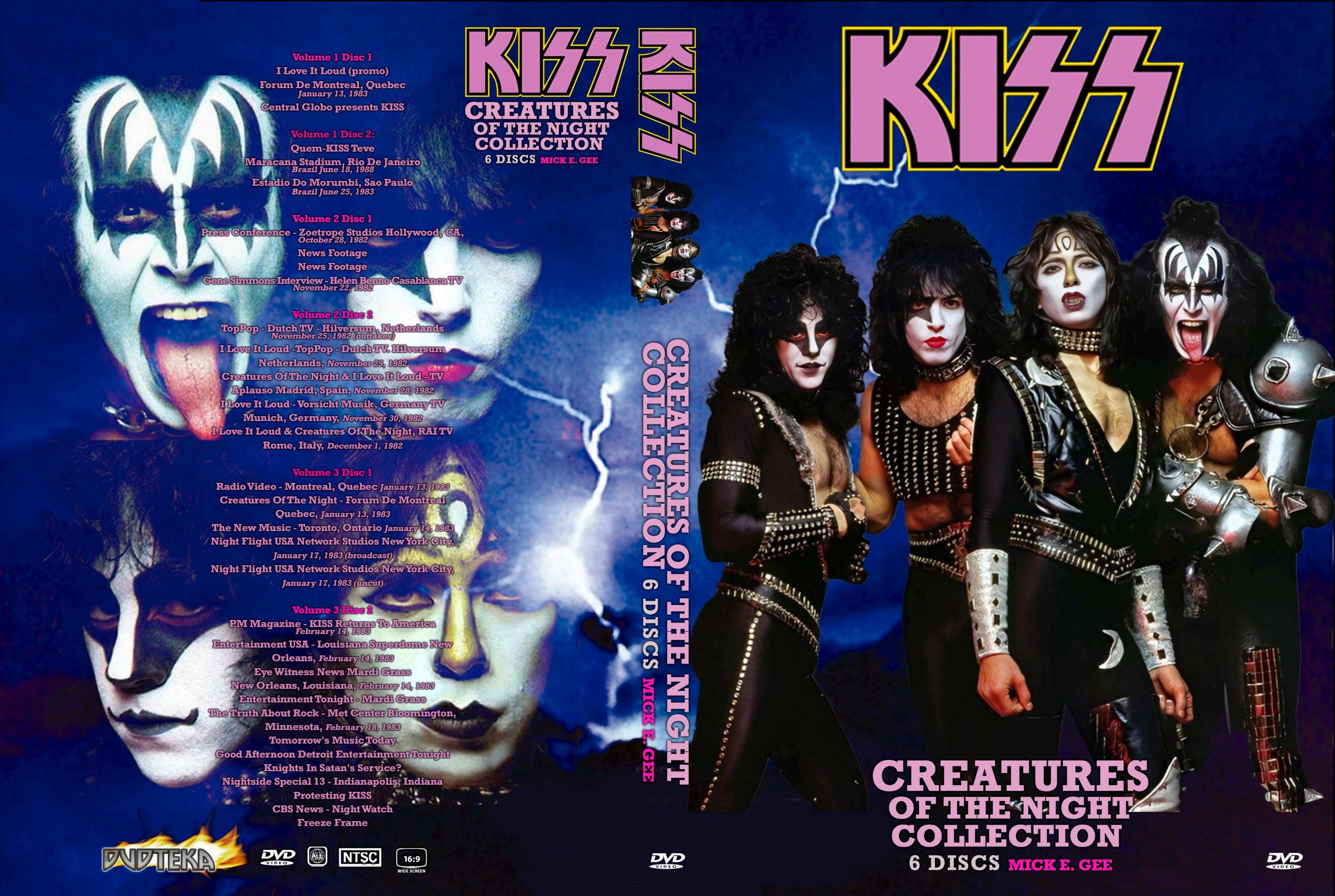 Kiss-creatures of the Night Collection 1982-1983 (6 DVD SET)!! - Etsy