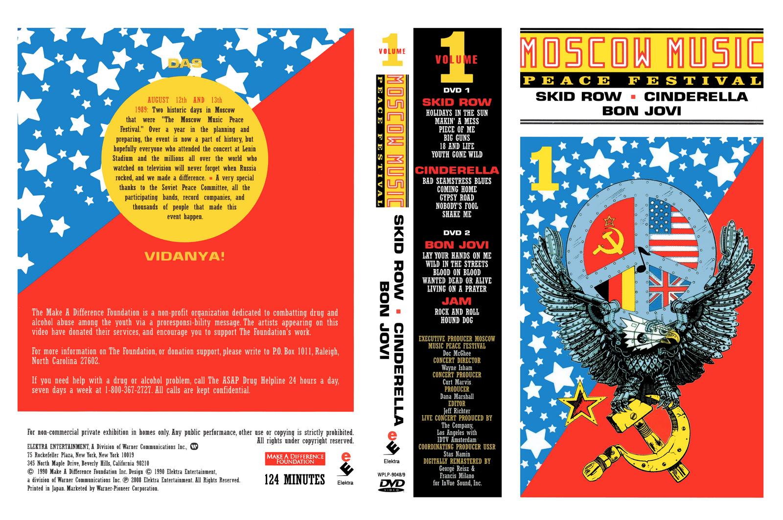 Moscow Music Peace Festival August 12 & 13 1989 VOL 1 (2 DVDS)! - Etsy