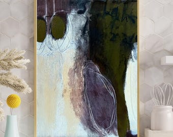Thick Oil Texture - Various Sizes - Giclee Print from Original Oil - Free Shipping USA, Canada, in Europe, and Australia!