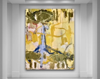 Late August Print - Abstract available in  Various Sizes - From Original Painting - Free Shipping USA, Canada, in Europe, and Australia