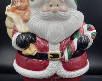 Teleflora Ornament Shaped Candy Jar - Metallic Red and Rhinestones