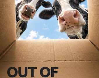 Farm Fresh Milk Poster, Dairy Ad, Cow-to-Customer (Digital Download)