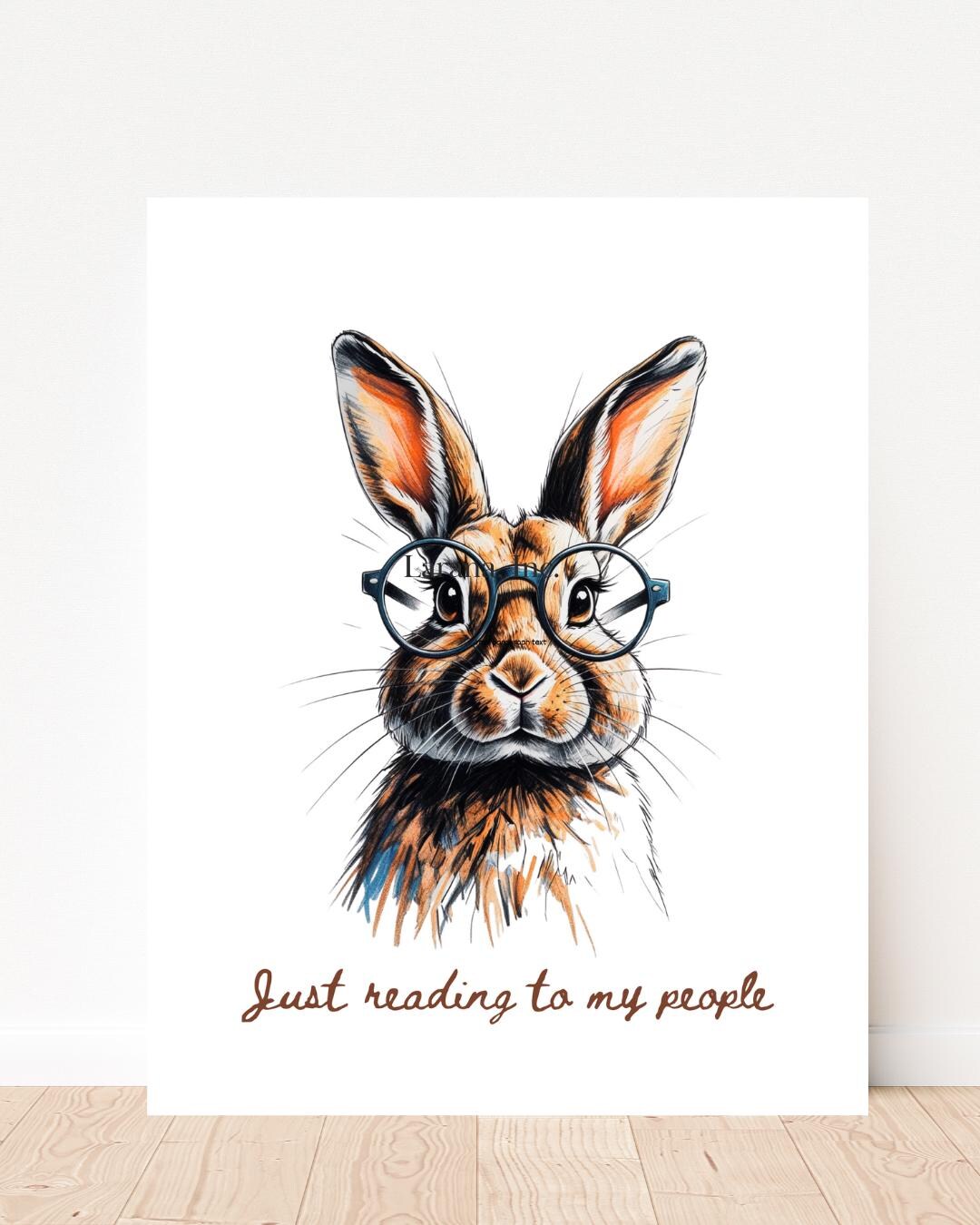 Printable Reader Rabbit Reading Rabbit | Wall Art Digital | Download Print | Homeschool Mom ...