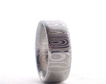 Fenja Damascus Ring