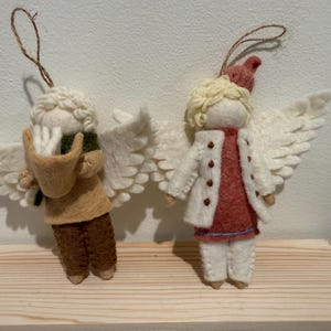 felt angel ornament