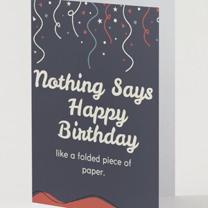 Humor Birthday Card