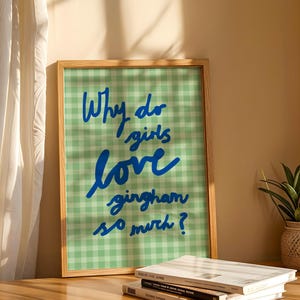 Digitale kunstafdruk gingham: vintage poster kustcocktail