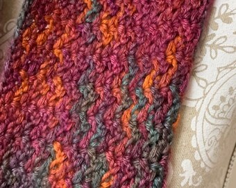 Cashmere infinity scarf hand dyed in Montana