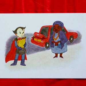 Você é meu herói, Capitão Shiro! [V.1] - Cartão postal com impressão artística