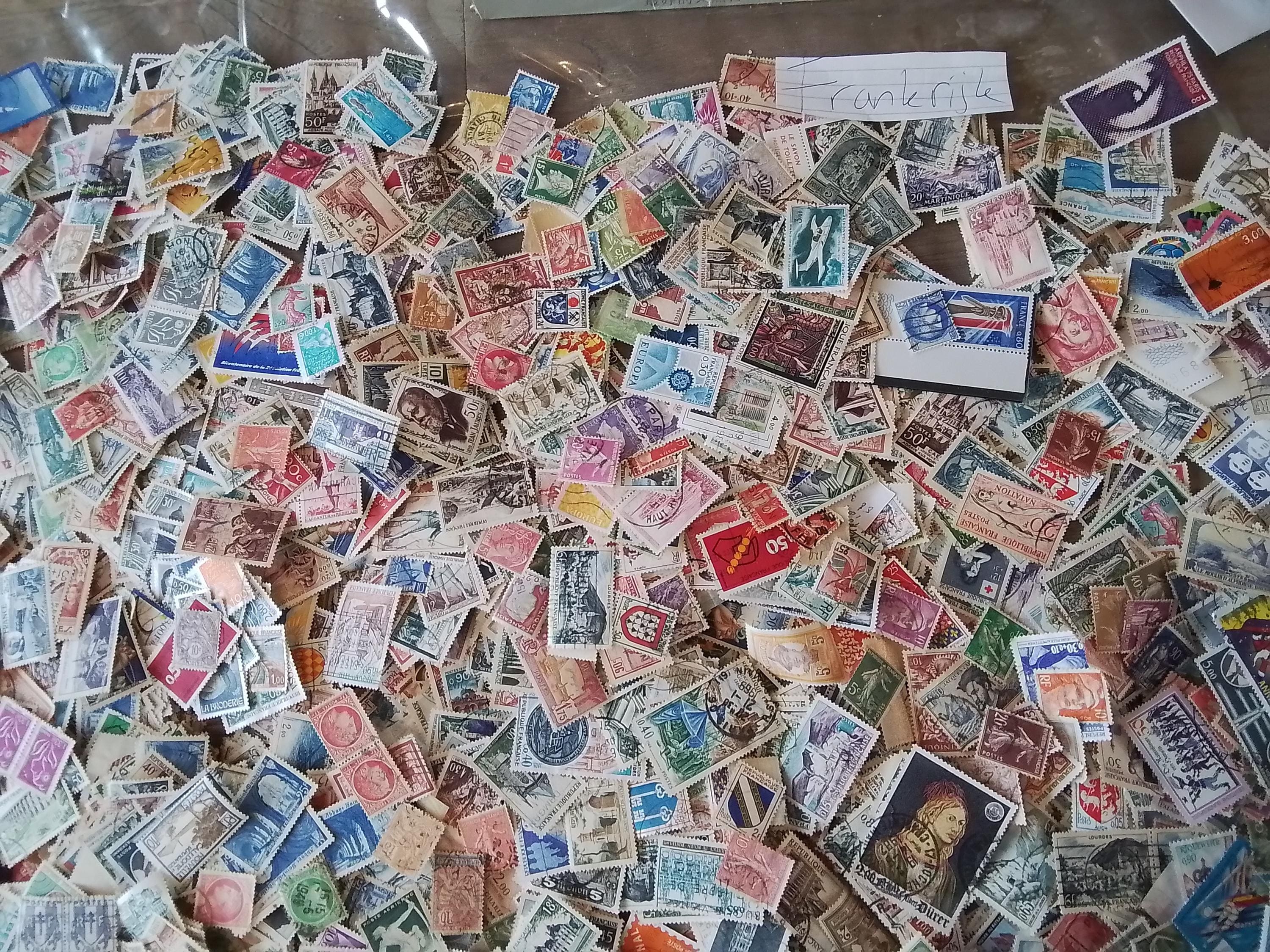 Frankrijk verzameling Vintage postzegels vanaf 1850 tot heden