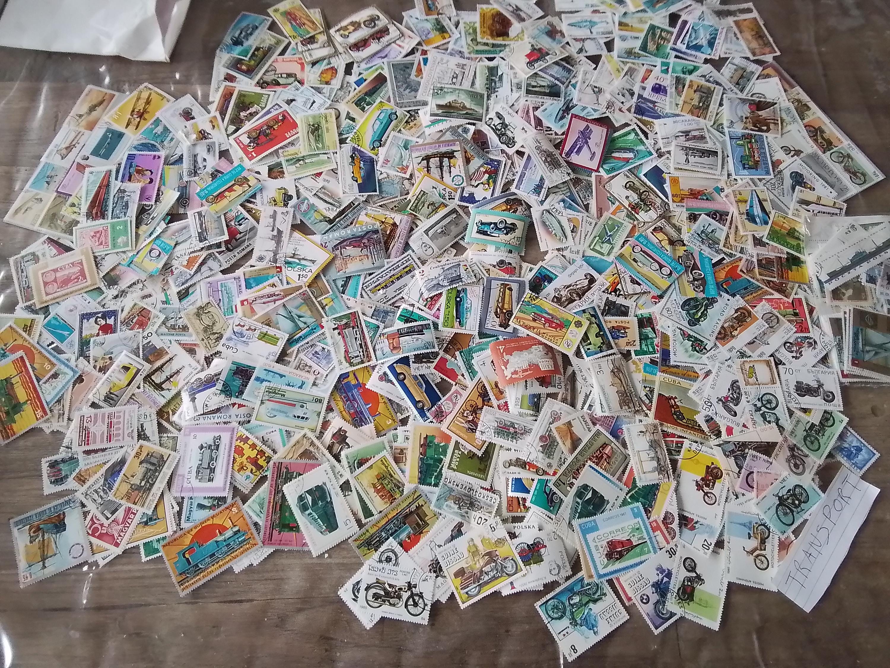 GOEDKOOPSTE Vintage Postzegel TRANSPORT verschillende zegels van alle soorten vervoer die je kunt bedenken vanuit de hele wereld.