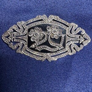 Brooch* Vintage Victorian, Marcasite & Sterling Silver