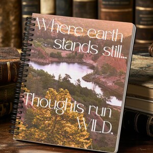 Nature Spiral Notebook, Red Rocks Open Space Journal, Mountain Lovers Gift, Colorado Springs Stationery, Outdoor Adventure Diary, Travel
