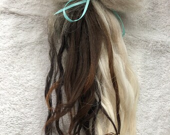 Navajo Churro Wool LOCKS, DOll Hair, FELTING