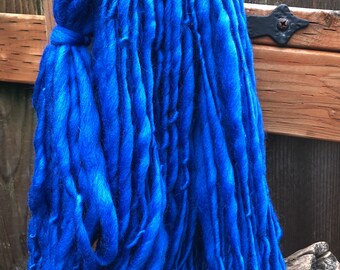 HANDSPUN Yarn Corriedale Wool Thick and Thin Bulky Yarn