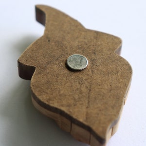 Wizard Wooden Magnet Ornament Intarsia Wood Carving Magician - Etsy