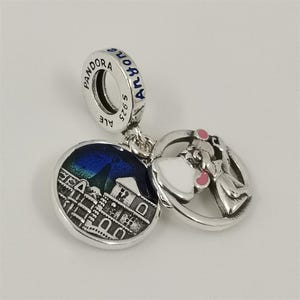 pandora pixar collection millet s925 double dangle charm pendant