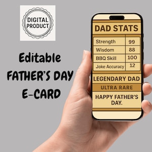 Vatertag eCard, Virtuelle Vatertag Karte, Digitale Vatertag Grußkarte, Vatertag Karte Video, Bearbeitbare Vatertag Karte