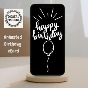 Tarjeta electrónica de feliz cumpleaños, tarjeta de cumpleaños virtual, tarjeta de felicitación de cumpleaños digital, video de tarjeta de feliz cumpleaños, tarjeta de cumpleaños animada