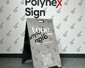 Ein Rahmen Schild, Metall Gehweg Schilder für Geschäfte, Schild für Unternehmen, Nagelstudio Schild, modernes benutzerdefiniertes Schild, Schild für Cafés, Kliniken