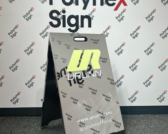 Illuminated Metal A Frame Sign, Sidewalk Sign, Custom Sandwich Board, Sign for Business and Shops, A Board Sign for Cafes, Weatherproof Sign