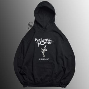 My Chemical Romance Inspired Hooded Sweatshirt | Cozy Unisex Hoodie for Concerts, Casual Wear, and Gifts, Music Apparel, Alternative Fashion