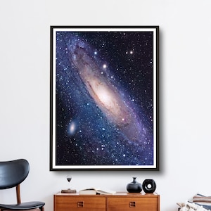 Astronomie Wall Art - Andromeda Galaxy M31 Poster Fine Art Print auf glänzendem Fotopapier