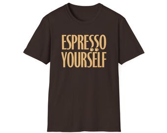 -shirt expresso personnalisé | T-shirt à slogan Coffee Lover