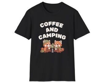 T-shirt café et camping