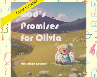 Personalized Christian Children's Book | God's Promises, Baptism Gift