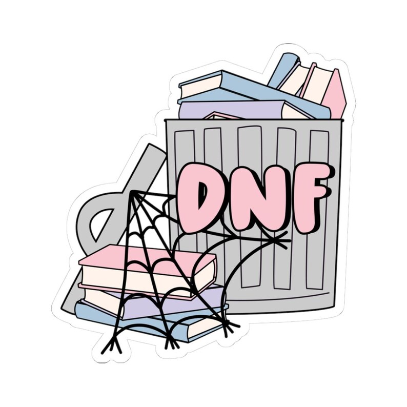 Dnf Sticker Cute DNF Kiss-cut Stickers for Book Lovers - Etsy