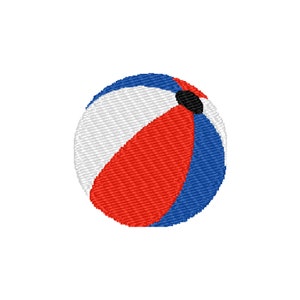 Beach Ball Design for Machine Embroidery in 5 sizes - Instant Download