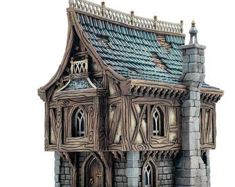 Medieval Fantasy House | 3D Printed Building for Tabletop Games and RPG Scenery