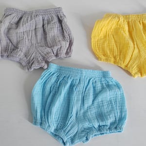 Cotton Baby Bloomers Set: Handmade Nappy Covers, UK Made