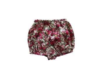 Bloomers, Baby bloomers, Baby girl bloomers, boho baby, floral bloomers, toddler bloomers, baby girl clothes, photoshoot outfit