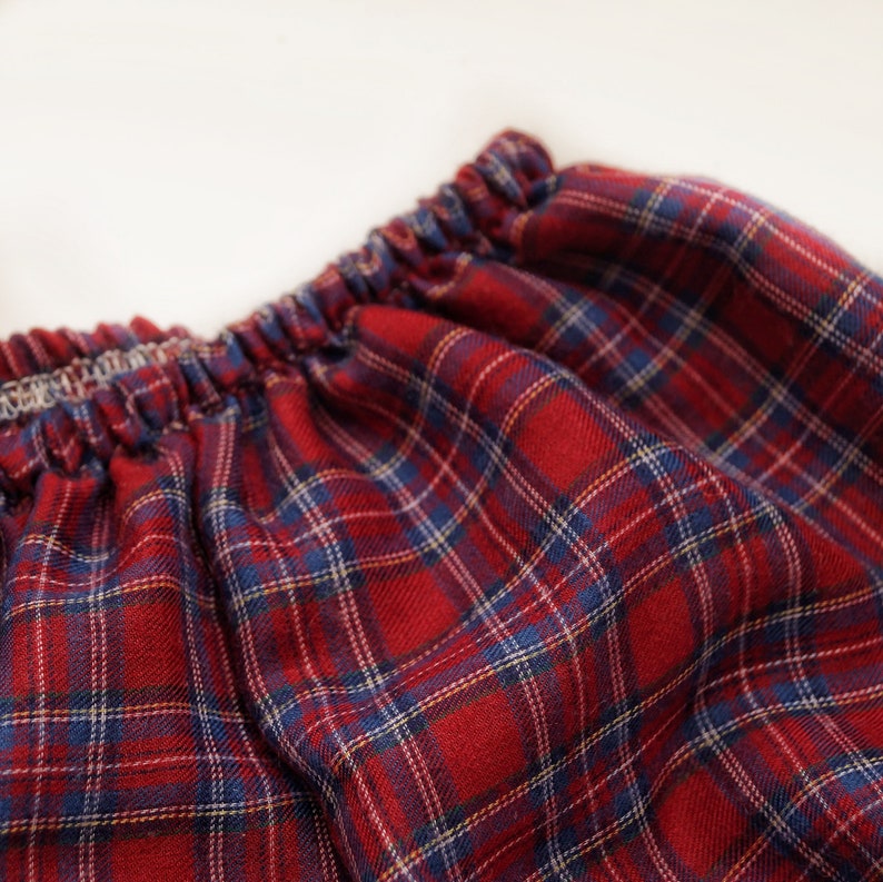 Red tartan baby bloomers Baby bloomers baby girl clothes cake smash outfit girl
