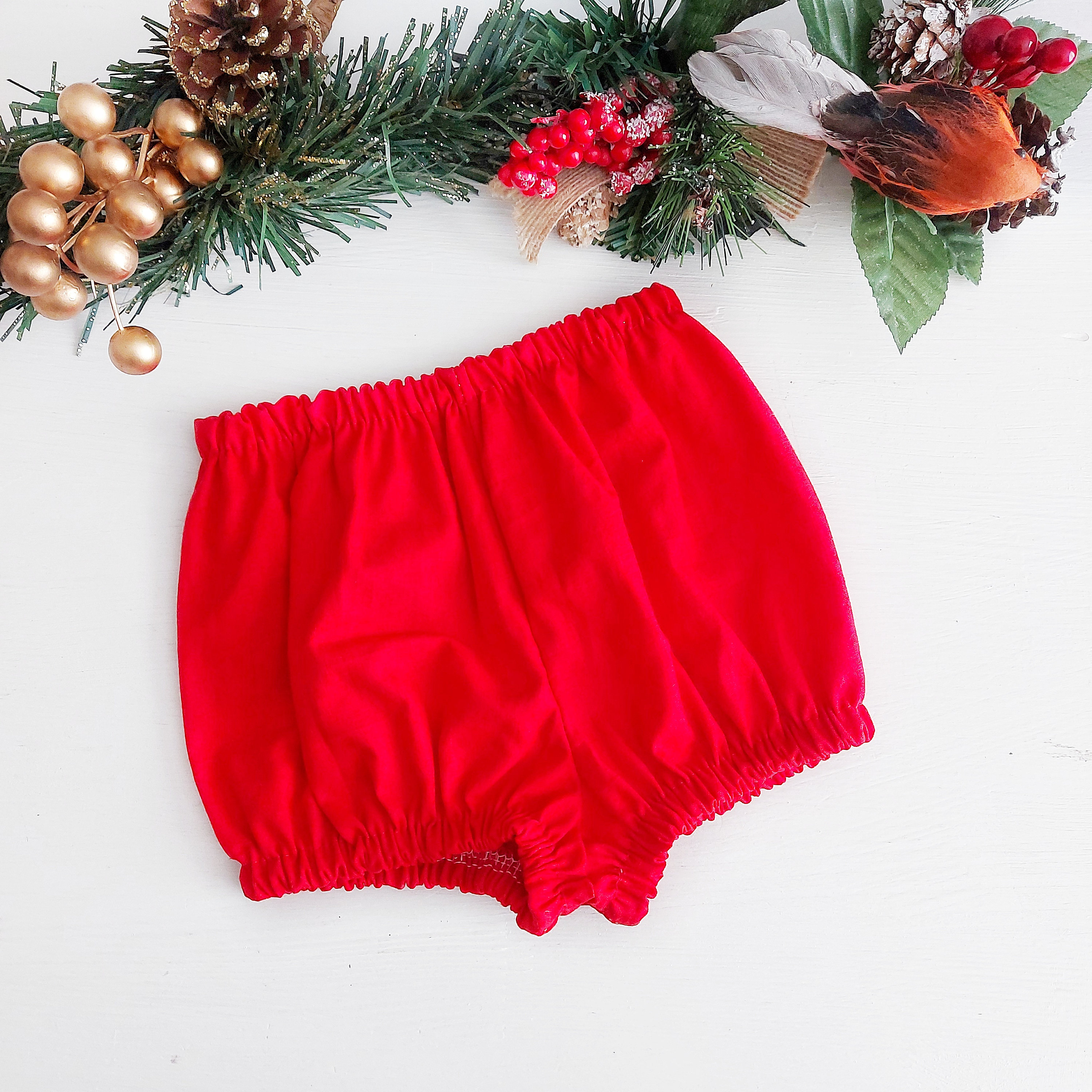 Red Bloomers for Baby Boy/ Girl Baby Girl Bloomers Nappy Etsy UK