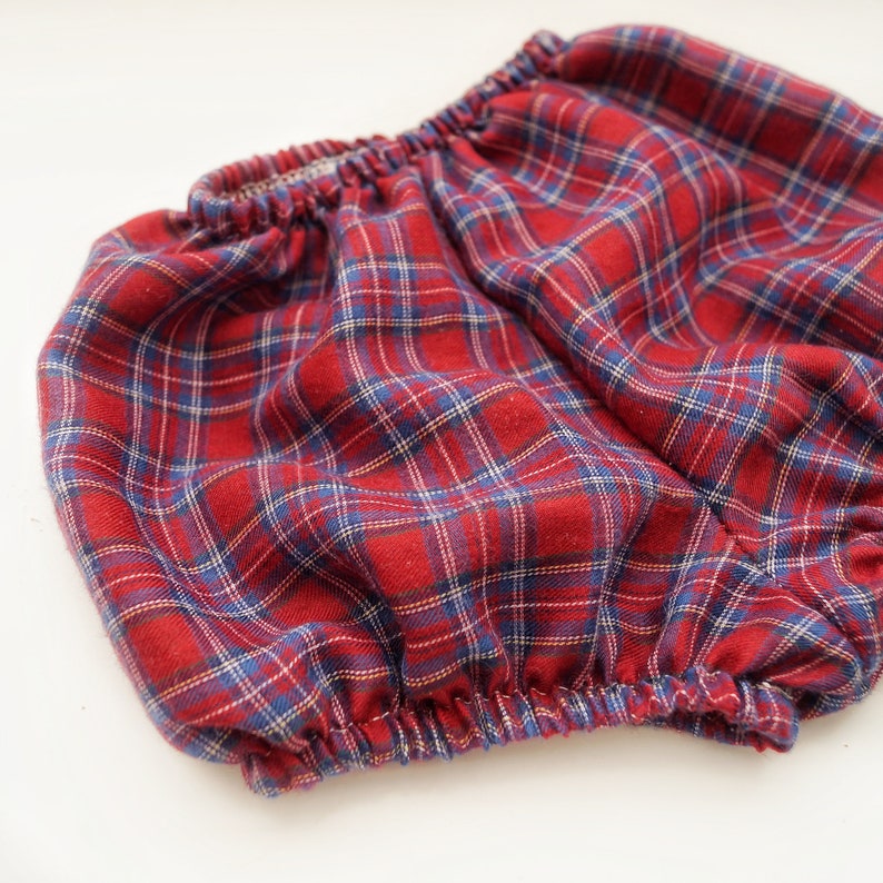Red tartan baby bloomers Baby bloomers baby girl clothes cake smash outfit girl