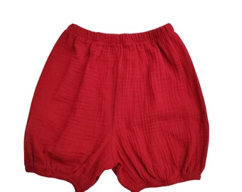 Burgundy baby Bloomers