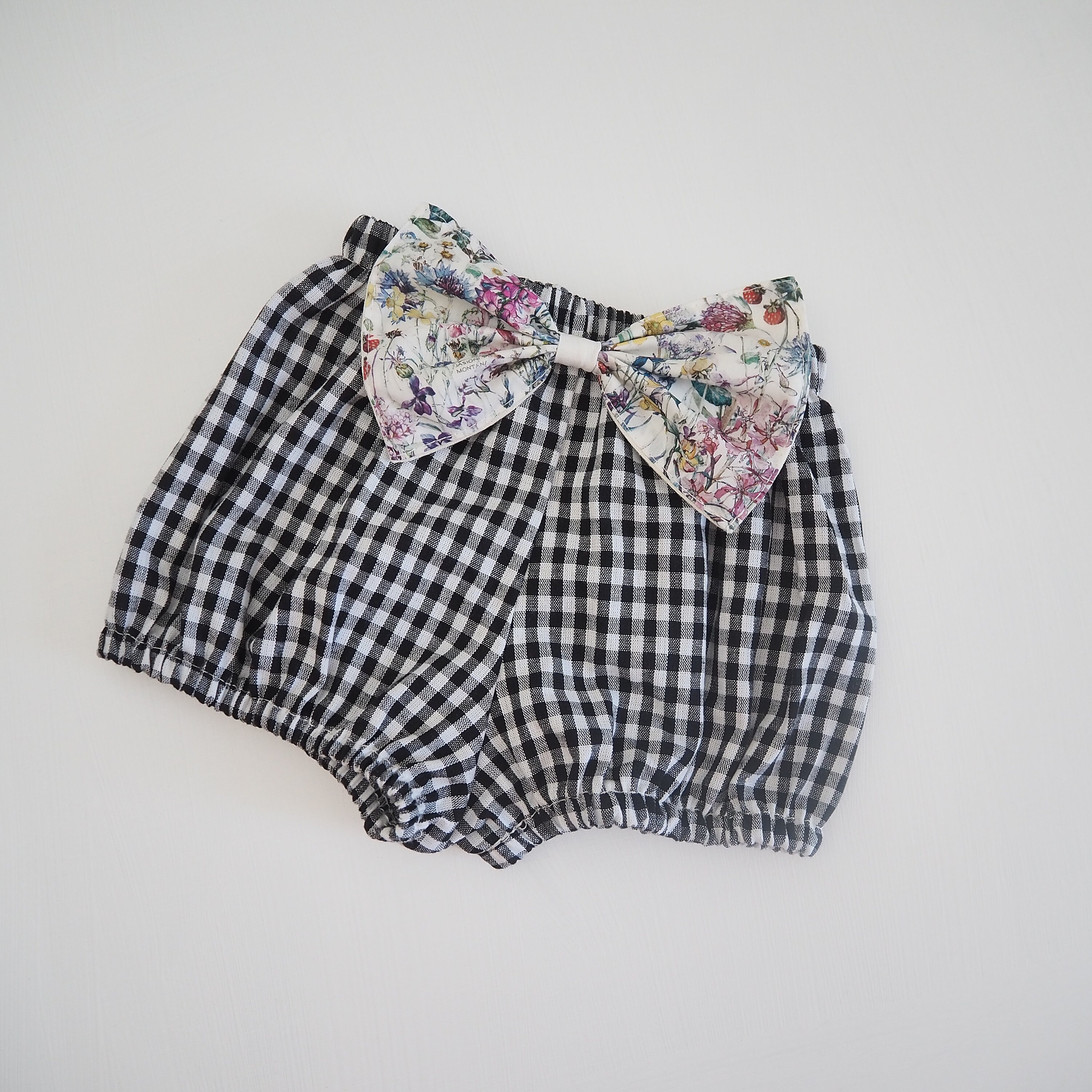 Baby Bloomers Gingham Baby Girl Bloomers Boho Baby Floral Etsy Hong Kong