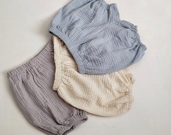 muslin baby bloomers