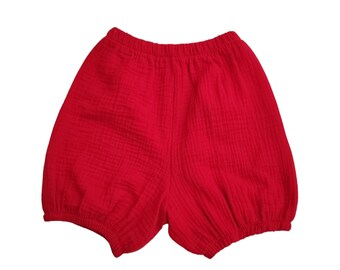 Red baby bloomers