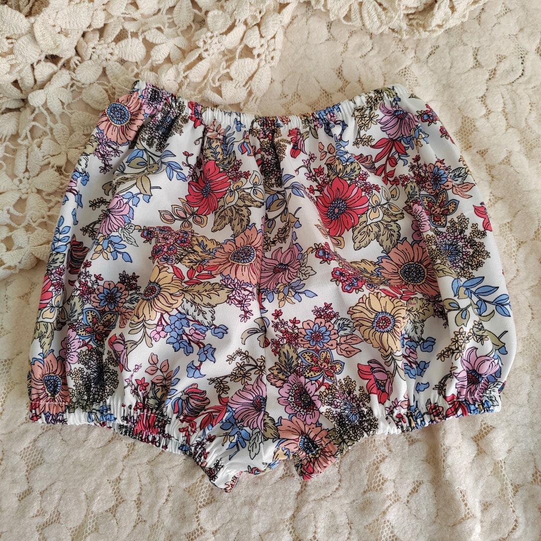 Floral Bloomers for Baby Baby Girl Bloomers Nappy Cover Etsy