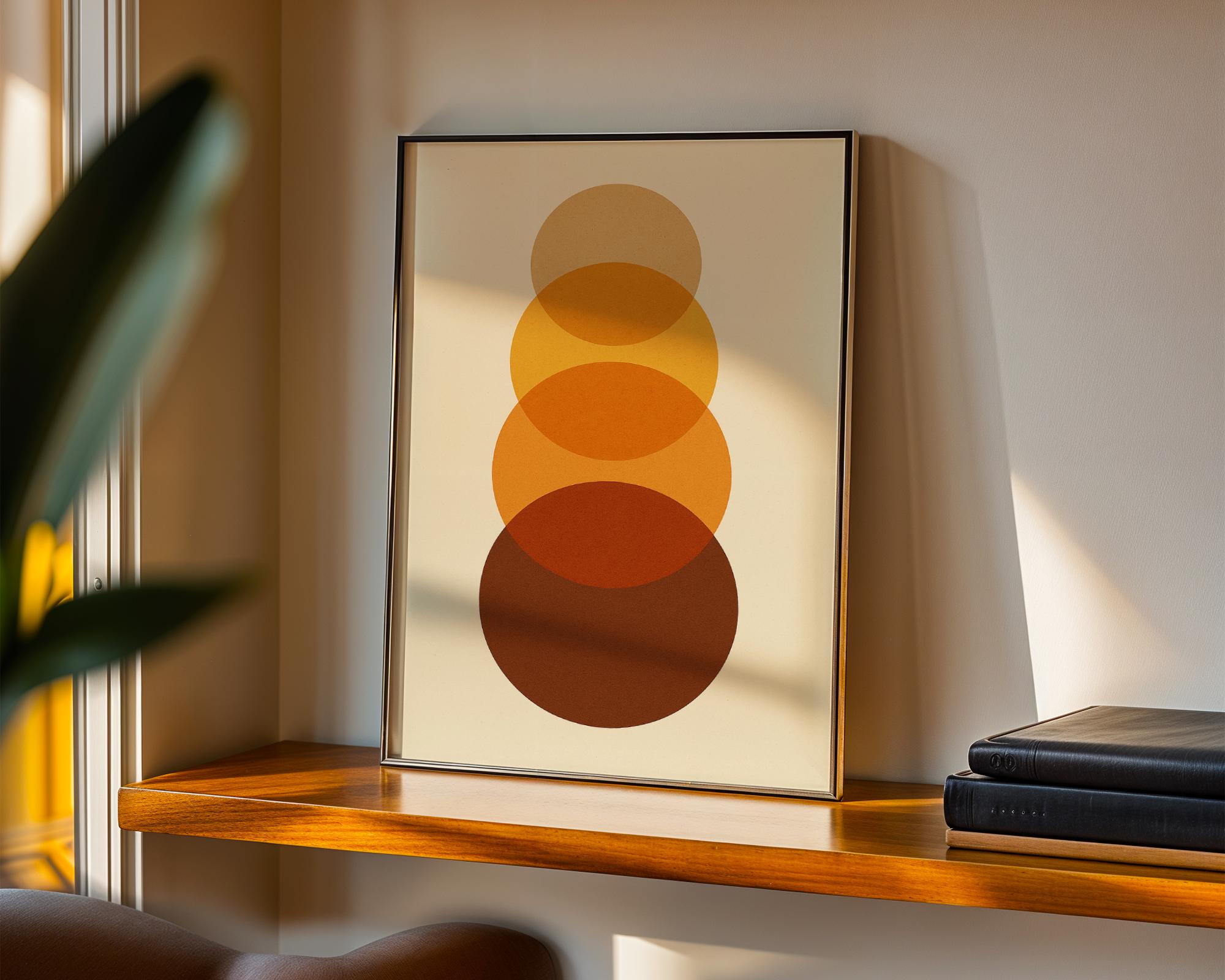 Geometric 70s Print - Etsy