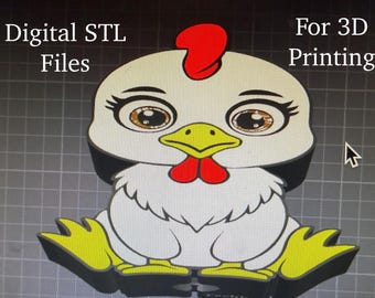 チキンソープディスペンサー STL | バス＆ボディワークス風ボトルの3Dプリントファイル