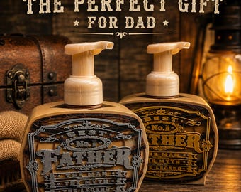 Jabonera "El mejor padre del mundo" / Regalo del Día del Padre para papá / Decoración de baño para papá / Regalo para figura paterna