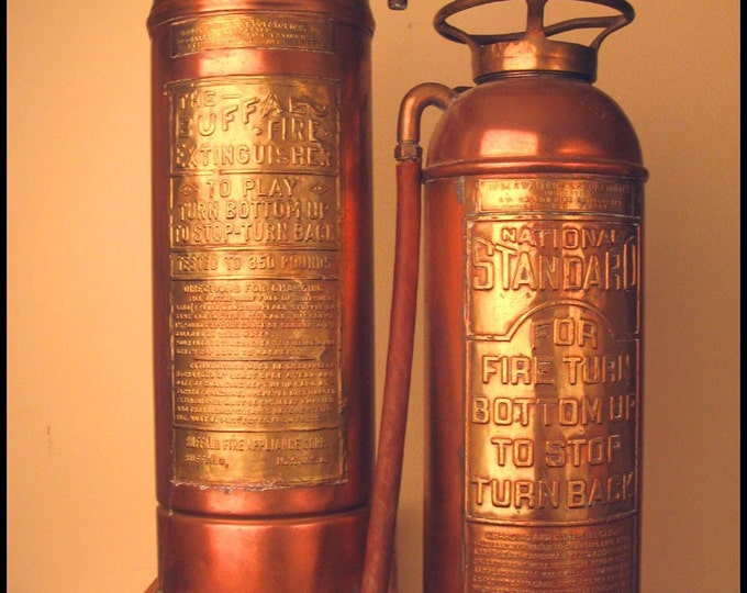 Antique Fire Extinguishers - Etsy