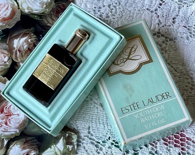 Estée Lauder Youthdew Bath Oil / Vintage Estée Lauder Youth Etsy