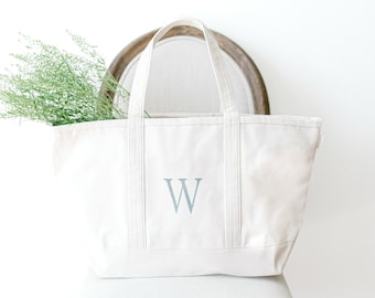 Bridesmaid Gift, Personalized Gift, Gift For Her, Canvas Tote Bag, Beach Bag, Bridesmaid Gift Bag, Monogram Bag, XL Classic Tote Bag