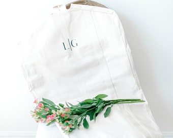 Bridesmaid Gift, Wedding Dress Garment Bag, Gift For Her, Personalize Gift, Travel Bag, Canvas Tote Bag, Bridesmaid Bag, Garment Tote Bag